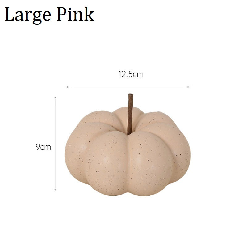Ceramic Pumpkin Decor for Halloween & Fall – Minimalist Autumn Table Decoration