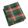 Christmas Plaid Table Runner — Green Red Tartan Holiday Farmhouse Decor